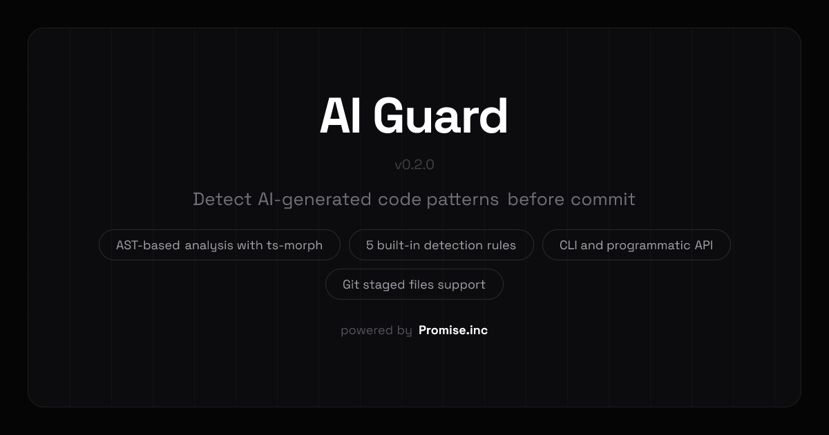 AI Guard — Open Source | Promise